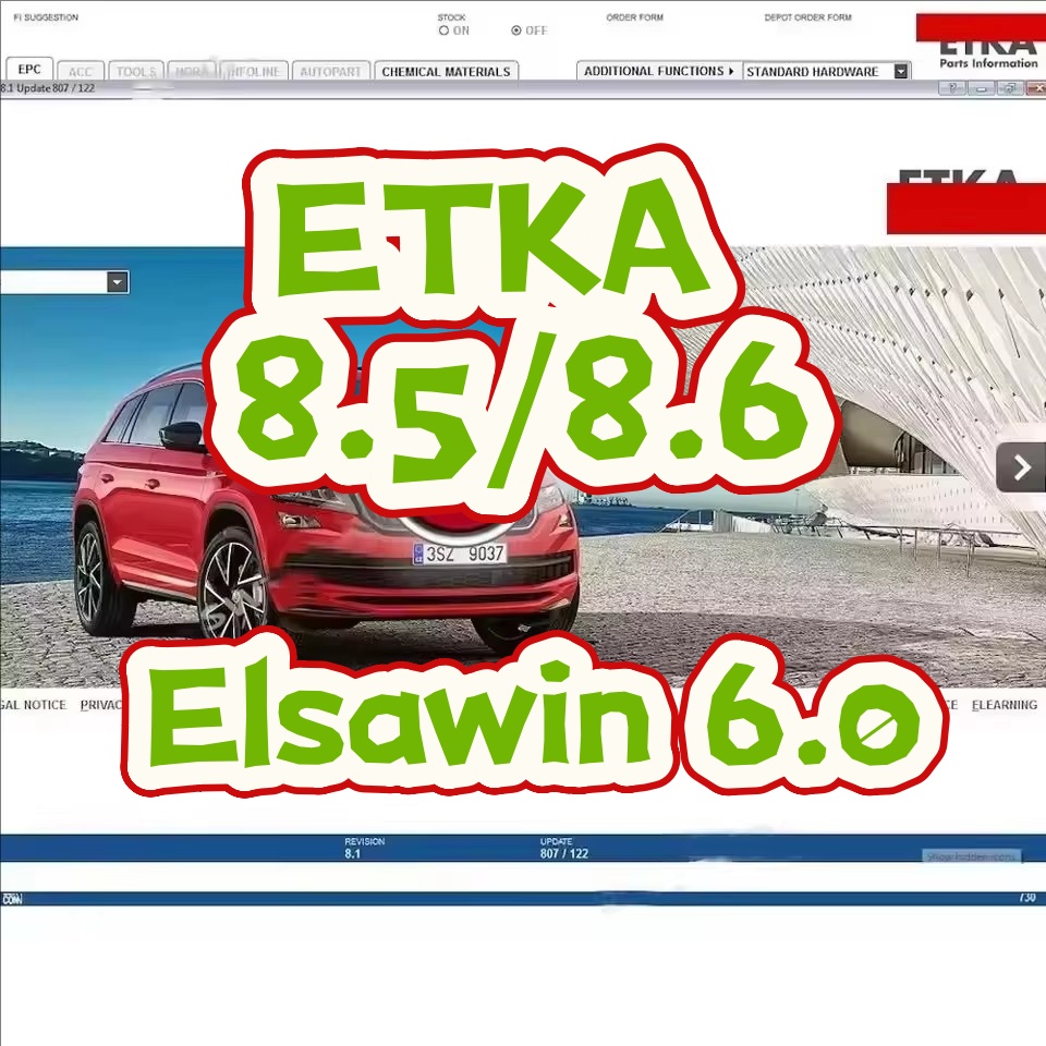 Electronics Repair Parts - ETKA 8.5/8.6+ Elsawin 6.0 Auto Repair