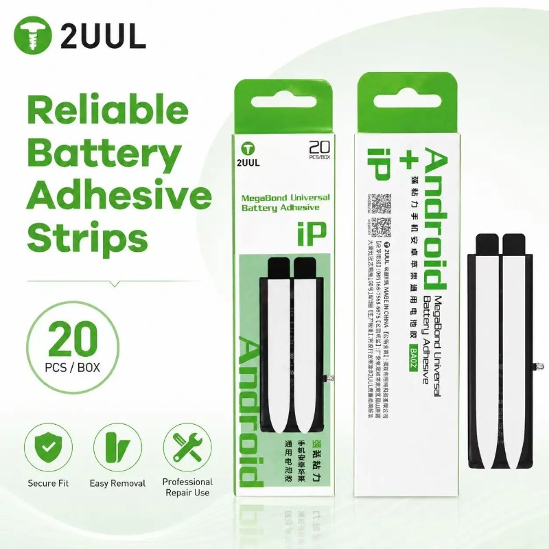 Phone Battery Replacement - 2UUL BA02 20pcs Battery Adhesive Sticker