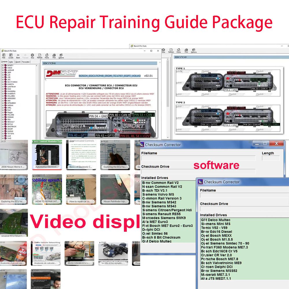 Electronics Repair Guide - ECU Repair Training Guide Package ECU