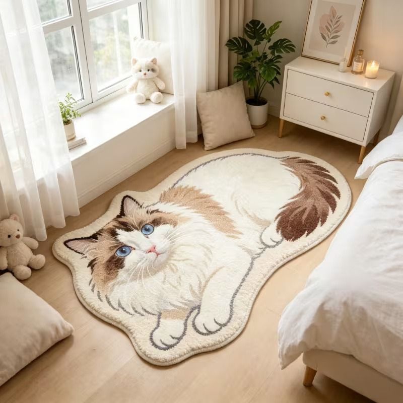 Electronics Repair Workstation - VIKAMA Cute Cat Shaped Plush Area