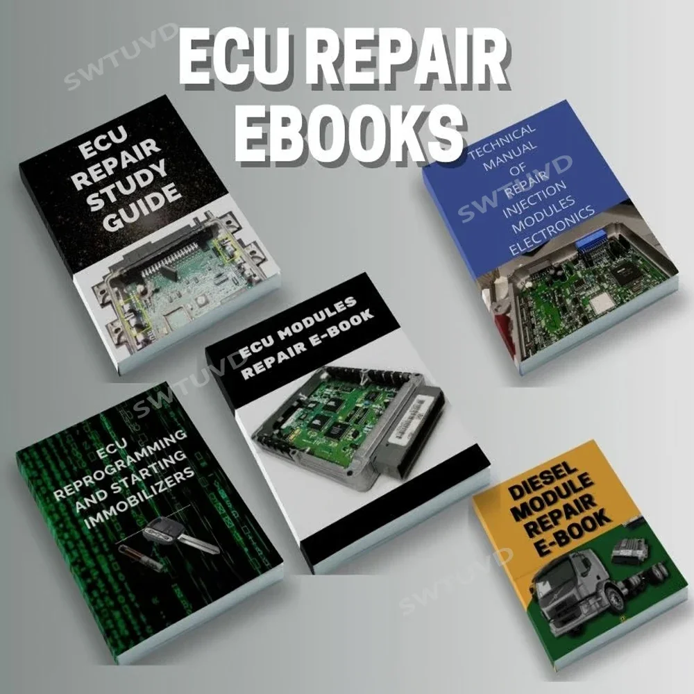 Electronics Repair Guide - 5 PCS ECU REPAIR Manuals Repairing