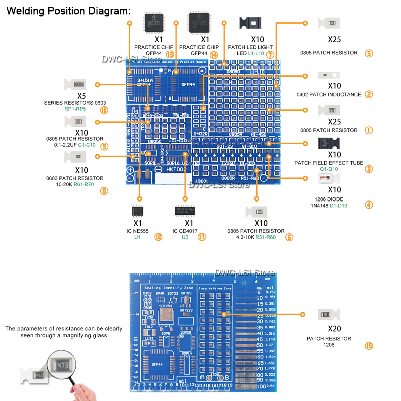 SMD Advanced Full Patch Weldin - đánh giá và giá Electronics Repair Table