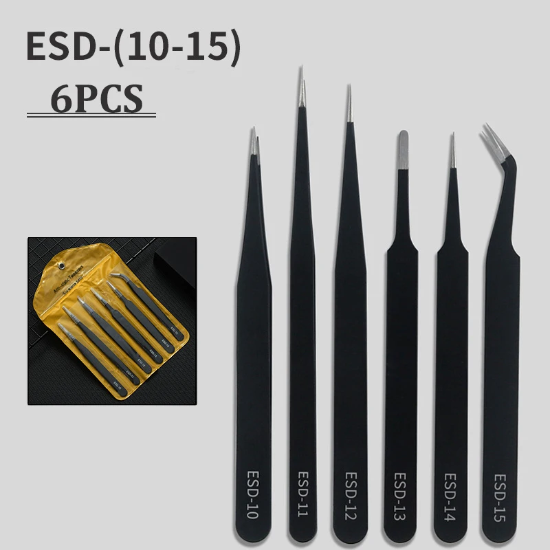 Watch Tweezers Tool ESD Anti-S - đánh giá và giá Electronics Repair Parts