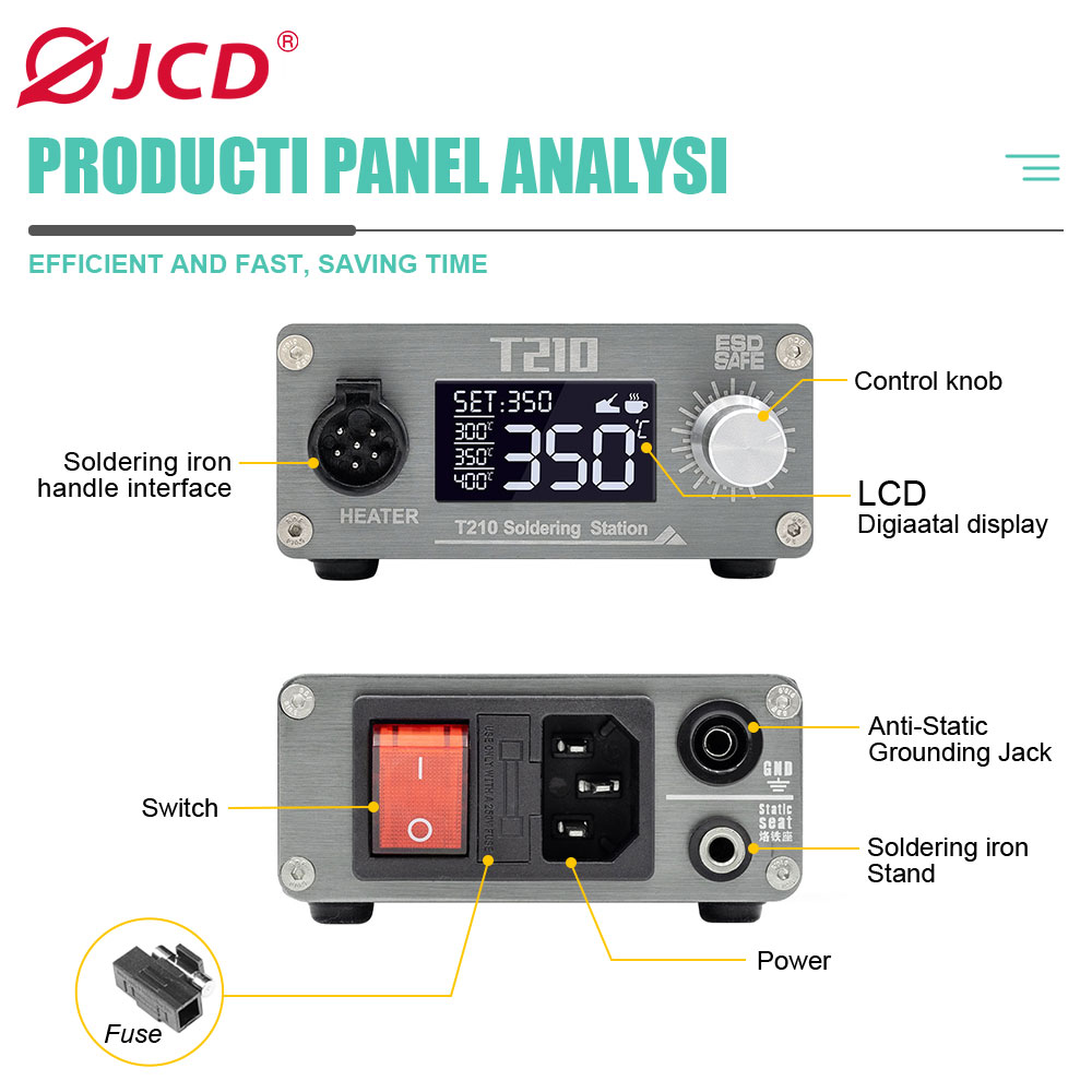 JCD T210 Smart Soldering Stati - đánh giá và giá Electronics Repair Equipment