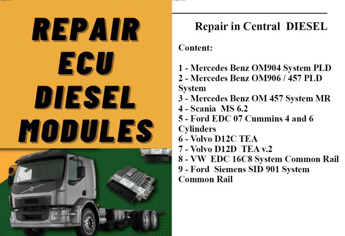 5 PCS ECU REPAIR Manuals Repai - đánh giá và giá Electronics Repair Guide