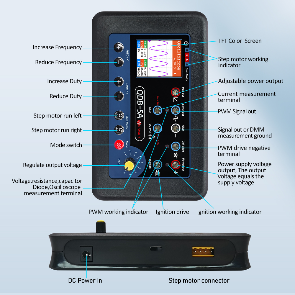 QDB4A QDB-5A Car Sensor Tester - đánh giá và giá Electronics Repair Equipment