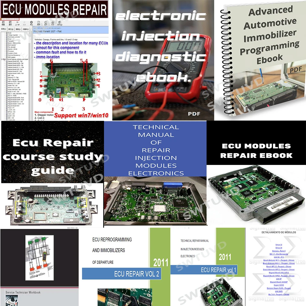 10 PCS ECU REPAIR E-Book Cours - đánh giá và giá Electronics Repair Guide
