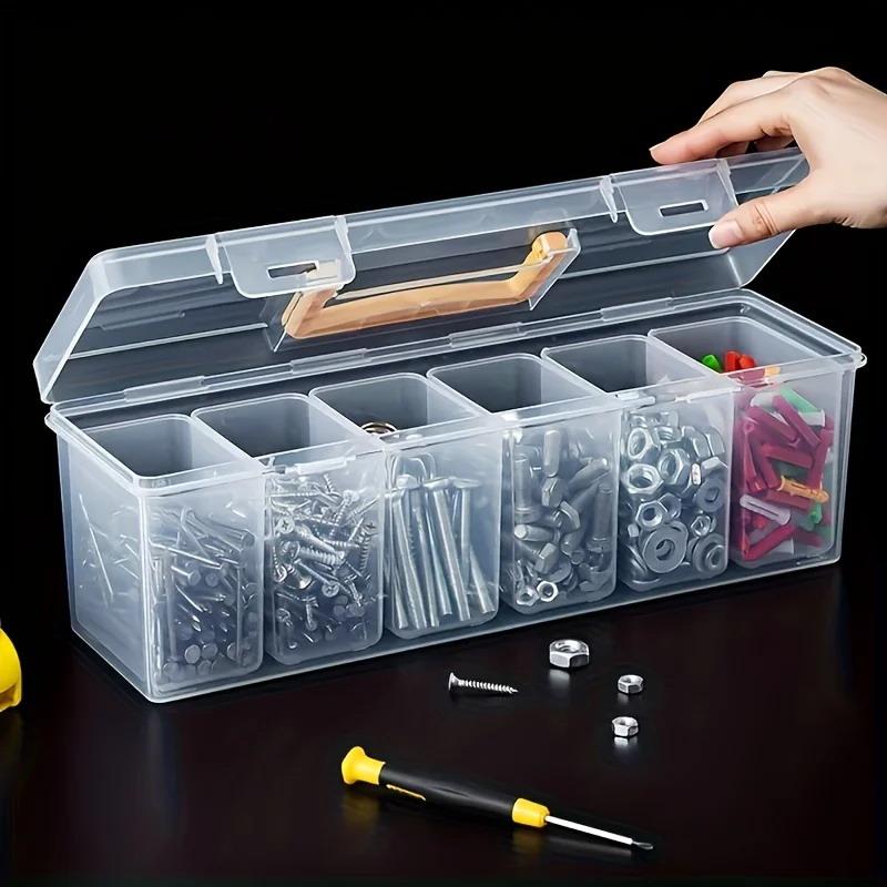 7 Piece Transparent Parts Stor - đánh giá và giá Electronics Repair Garage